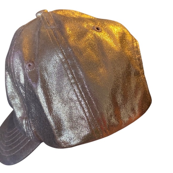 Disney Parks Mickey Mouse Rose Gold Sequin Adult Baseball Cap - Picture 11 of 11